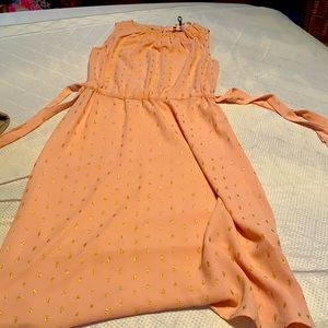 Juicy pink and gold dress XS